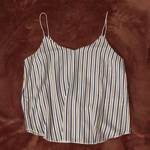 Striped Spaghetti Strap Shirt